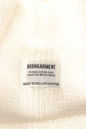 画像2: 【 50%OFF セール｜7,700円→3,850円】 HORN GARMENT ホーンガーメント Freedom Beanie | MEN and WOMEN{HCF-1C-FC12-WHT-BAA}