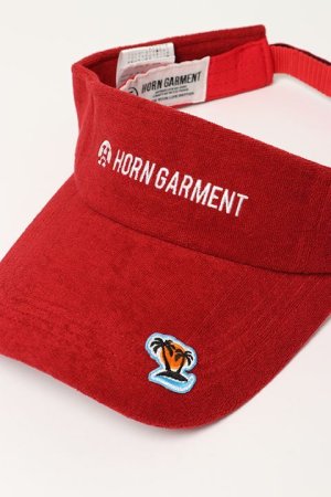 画像2: 【周年記念 24%OFF ｜8,250円→6,270円】 HORN GARMENT ホーンガーメント Freedom Pile Visor | MEN and WOMEN{HCF-2A-FC08-RED-BBS}