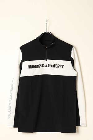 画像1: 【 50%OFF セール｜24,200円→12,100円】 HORN GARMENT ホーンガーメント Trans 1/4 ZipTop | MEN{-BBA}