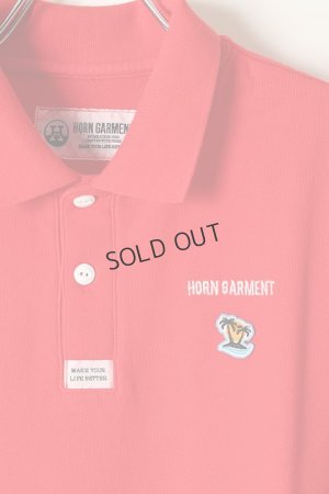 画像2: {SOLD}HORN GARMENT ホーンガーメント Del Mar Polo | MEN{HCM-2A-AP01-RED-BBS}
