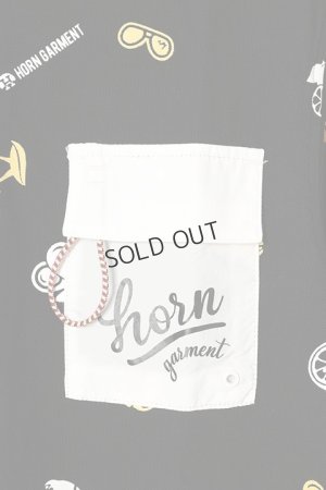 画像3: {SOLD}HORN GARMENT ホーンガーメント Polo{HCM-2A-AP03-BLK-BBS}