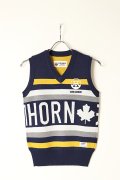 HORN GARMENT ホーンガーメント Maple Score Knit Vest{HCW-1C-AB04-NVY-BAA}