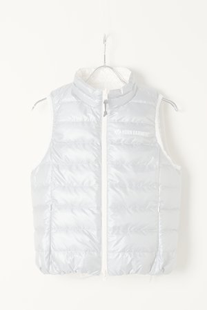 画像4:   HORN GARMENT ホーンガーメント DOWN VEST（リバーシブル）{HCW-1C-AD08-WHT/LGRY-BAA}