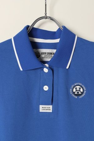 画像2: HORN GARMENT ホーンガーメント Polo{HCW-1C-AP01-BLU-BAA}