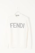   FENDI フェンディ FENDI MENS SWEATER {HFENFZZ387A3M3-WHT-BJA}  :HFENFZZ387-WHT 