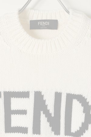 画像2:   FENDI フェンディ FENDI MENS SWEATER {HFENFZZ387A3M3-WHT-BJA}  :HFENFZZ387-WHT 