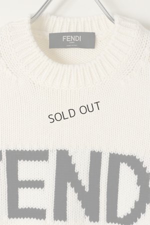 画像2: {SOLD}FENDI フェンディ FENDI MENS SWEATER{HFENFZZ387A3M3-WHT-BJA}