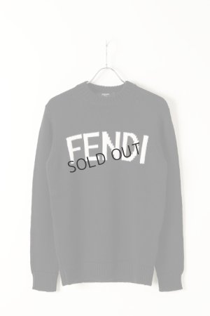 画像1: {SOLD}FENDI フェンディ FENDI MENS SWEATER{HFENFZZ387A3M3-BLK-BJA}