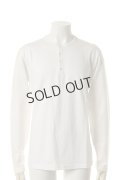 {SOLD}T' ティー EGYPTIAN ORGANIC COTTON "GIZA45"series (Sea island club) Henley Neck Long Sleeve RELAX(S923){-AGS}