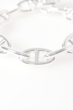 画像2:   ★海外買付 新品 インボイス付 HERMES エルメス Bracelet Chaine d'Ancre／シェーヌダンクル 14コマ{-BFS}