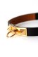 画像5: ★海外買付 新品 インボイス付 HERMES エルメス BRACELET MINI RIVALE VEAU SWIFT LAITON PL/OR／ミニ リヴァル{-BFS} (5)