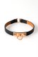 画像2: ★海外買付 新品 インボイス付 HERMES エルメス BRACELET MINI RIVALE VEAU SWIFT PLAQUE OR ROSE 5N／ミニ リヴァル{-BFS} (2)