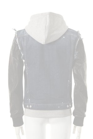 画像2:   PHILIPP PLEIN HOMME フィリッププレインオム denim jacket "how strong"{-AEA}