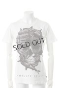 {SOLD}PHILIPP PLEIN HOMME フィリッププレインオム t-shirt “black skull”{-AES}