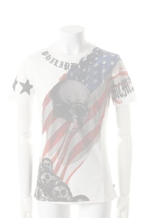 画像1:   PHILIPP PLEIN HOMME フィリッププレインオム t-shirt 「hey you」{-AES}