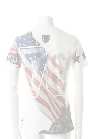 画像2:   PHILIPP PLEIN HOMME フィリッププレインオム t-shirt 「hey you」{-AES}