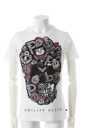 画像1: PHILIPP PLEIN HOMME フィリッププレインオム t-shirt 「electric」{-AES}