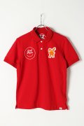 【 50%OFF セール｜18,700円→9,350円】 HORN GARMENT ホーンガーメント Icon Polo{HNM-0A-AP01-RED-BJS}