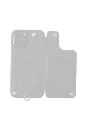 画像2:  {SOLD} DEMIU デミュウ POCHE FLAT/iPhone13Pro/ブラック{DU-PFL10BK}