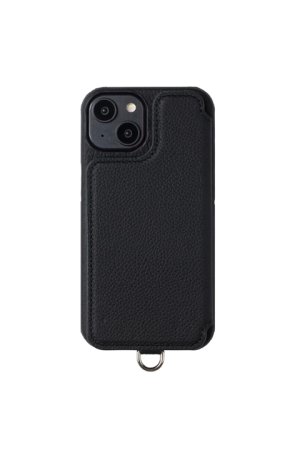 画像1: DEMIU デミュウ POCHE FLAT/iPhone14/ブラック{DU-PFL12BK}