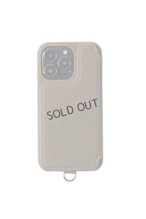 画像1: DEMIU デミュウ POCHE FLAT/iPhone13Pro/エトープ{HS-DE114D-BPF10ET}