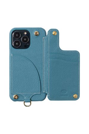 画像2: DEMIU デミュウ(Demiurvo) POCHE FLAT/iPhone13Pro/ダックブルー{-BCS}