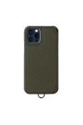 DEMIU デミュウ(Demiurvo) POCHE FLAT/iPhone12Pro/iphone12/カーキ{-BCS}