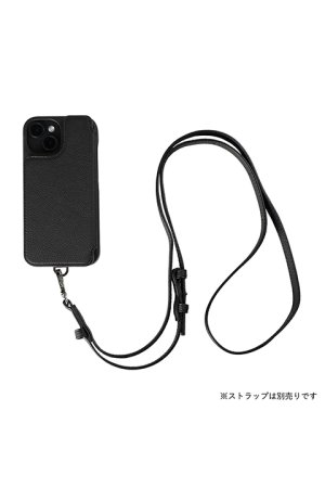 画像3: DEMIU デミュウ POCHE FLAT/iPhone15/ブラック{DU-PFL16BK-BCA}