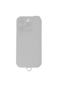 {※取り寄せ不可}DEMIU デミュウ POCHE FLAT/iPhone15Pro/ブラック{DU-PFL18BK}