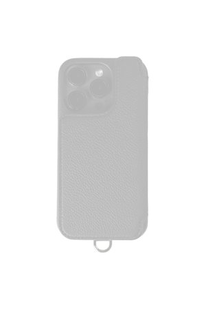 画像1: {※取り寄せ不可}DEMIU デミュウ POCHE FLAT/iPhone15Pro/ブラック{DU-PFL18BK}