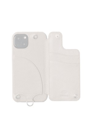 画像2:  {SOLD} DEMIU デミュウ POCHE FLAT/iPhone14/チャコール{DU-PFL12CC}