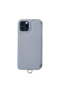 DEMIU デミュウ(Demiurvo) POCHE FLAT/iPhone12Pro/iPhone12/グレー{-BCS}