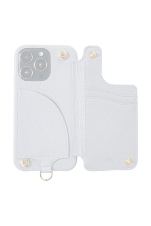 画像2:  {SOLD} DEMIU デミュウ POCHE FLAT/iPhone13Pro/グレー{HS-DE114E-BPF10GR}