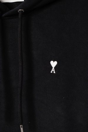 画像3: AMI アミ ブラック コットン Ami De Coeur パーカー{-BFA}