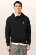 AMI アミ ブラック コットン Ami De Coeur パーカー{-BFA}