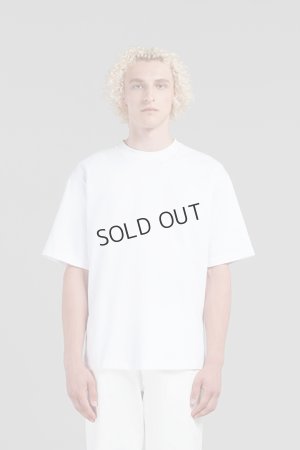 画像1: {SOLD}MARNI マルニ ホワイト マルニパッチ付き オーガニックコットン製オーバーサイズTシャツ{HUMU0287X0UTC32300W01-BDS}