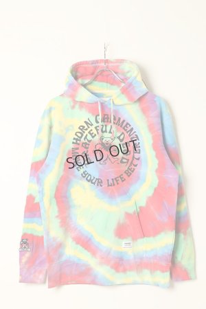 画像1: {SOLD}HORN GARMENT ホーンガーメント Dead Bear "Tie Die" Hoodie{-BBA}