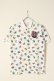 画像1: HORN GARMENT ホーンガーメント Swing Bears Patterned Polo | MEN{HVM-2C-AP35-WHT-BBA} (1)