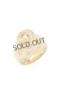 {SOLD}IVXLCDM アイブイエックスエルシーディーエム NUMBER TWO LINE STONE RING{-AGS}