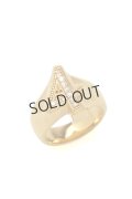 {SOLD}IVXLCDM アイブイエックスエルシーディーエム NUMBER FOUR LINE STONE RING{-AGS}