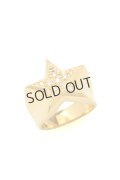 {SOLD}IVXLCDM アイブイエックスエルシーディーエム STAR PAVES PINKY RING{-AGS}