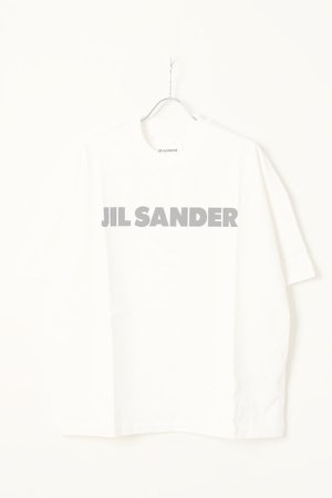 画像1:   JIL SANDER ジルサンダー ロゴTシャツ {J21GC0001-J45148-102POR-BCS}  :J21GC0001-POR 