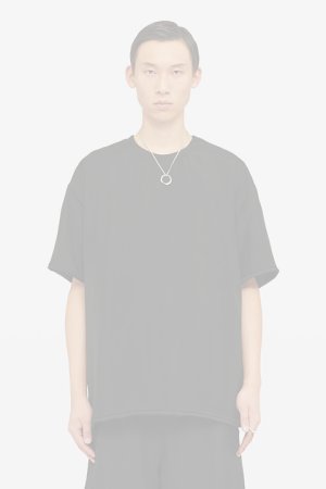 画像1:   JIL SANDER ジルサンダー クルーネックTシャツ {J22GC0164JTN323001-BDS}  :J22GC0164-001 