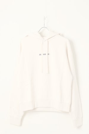 画像1:   JIL SANDER ジルサンダー フード付きロゴスウェットシャツ（レディース） {J40GU0002-J20010-279DUNE-BCS}  :J40GU0002-DUNE-M 