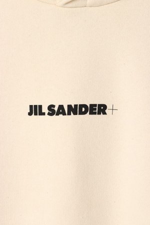 画像2: JIL SANDER ジルサンダー フード付きロゴスウェットシャツ（レディース）{J40GU0002-J20010-279DUNE-BCS}