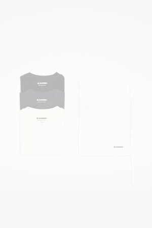 画像4:   JIL SANDER ジルサンダー T-SHIRT CN SS 3枚パック {J47GC0001-JTN254-000-BCA}  :J47GC0001-000 