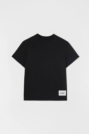 画像2: JIL SANDER ジルサンダー  S/S Tシャツ{J47GC0001-J45048-001BLK-BCS}