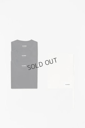 画像4: JIL SANDER ジルサンダー 3枚パック S/S Tシャツ{J47GC0001-J45048-001BLK-BCS}