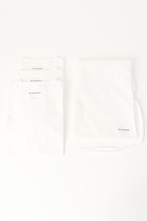 画像5:   JIL SANDER ジルサンダー 3枚パック S/S Tシャツ {J47GC0001-J45048-100WHT-BCS}  :J47GC0001-WHT 