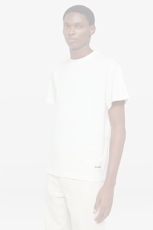 画像2:   JIL SANDER ジルサンダー 3枚パック S/S Tシャツ {J47GC0001-J45048-100WHT-BCS}  :J47GC0001-WHT 